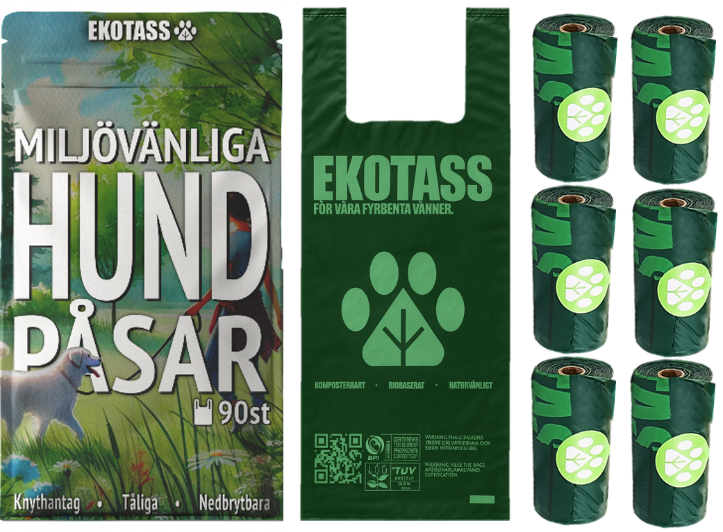 Miljövänliga Hundbajspåsar
